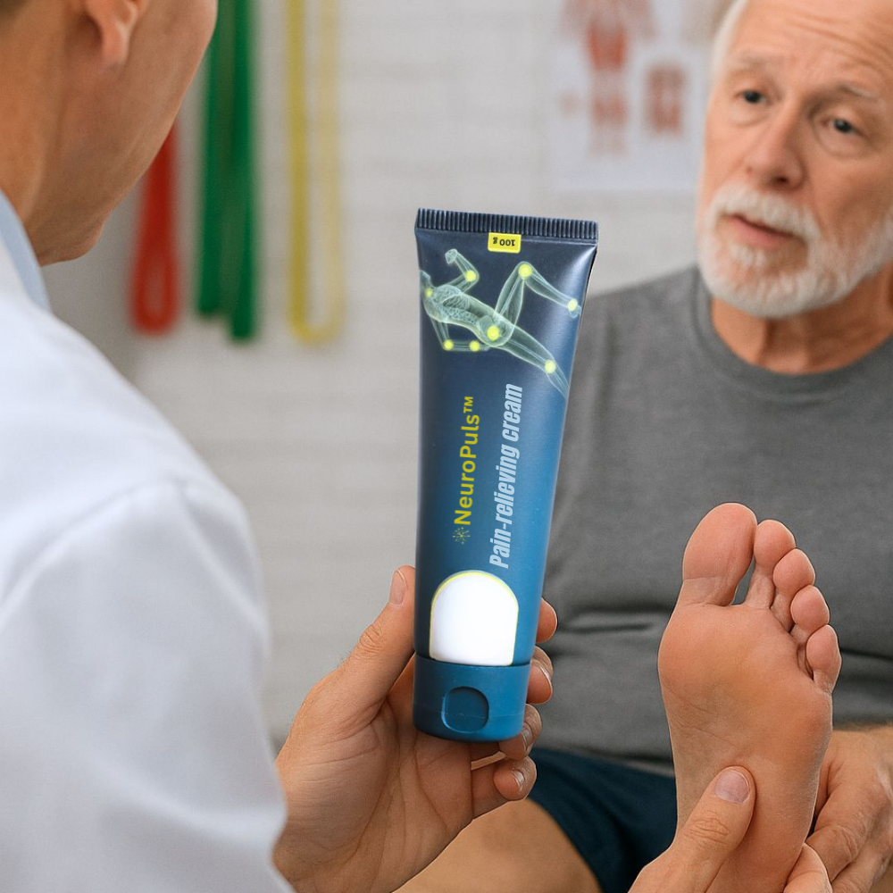 NeuroPuls™ anvendt på en fod