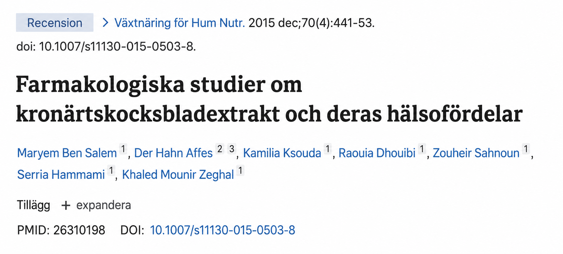 Studie zu Selen