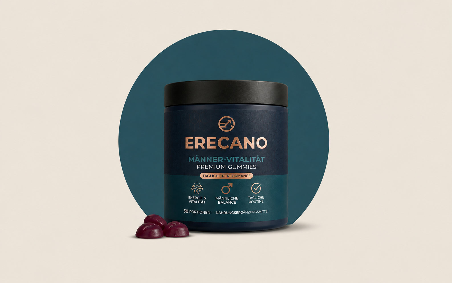 Pot de gummies Erecano™