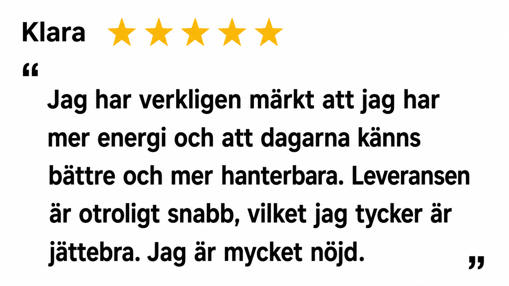 Bewertung von Klara R.