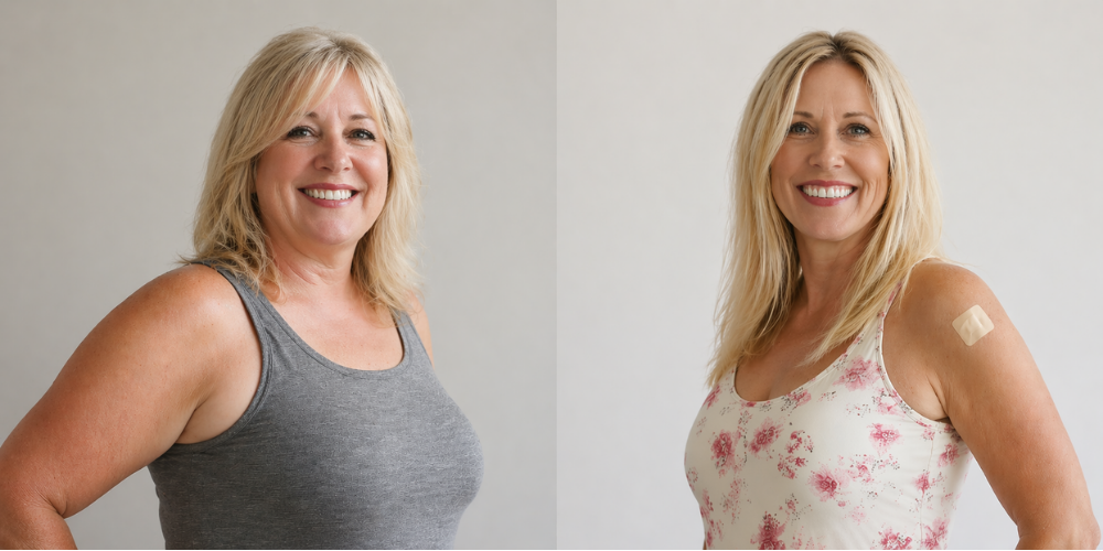 Transformation avant et après avec SlimFit™