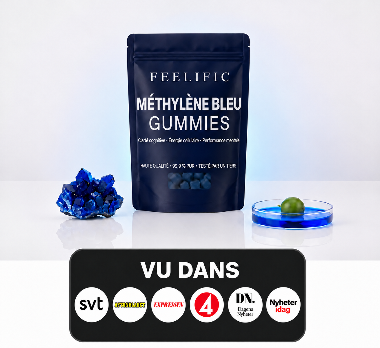 Gummies au bleu de méthylène Feelific™