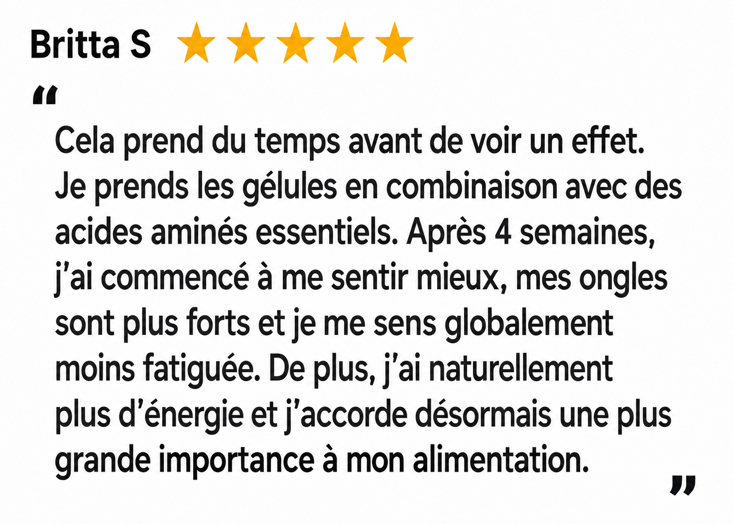Avis vérifié de Brigitte S.
