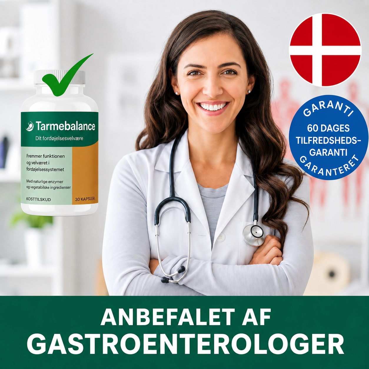 Anbefalet af gastroenterologer