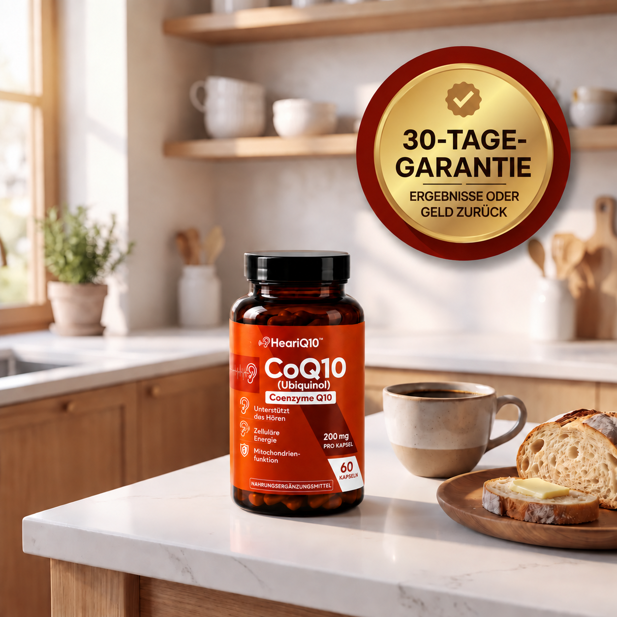 30-Tage-Garantie für HeariQ10™