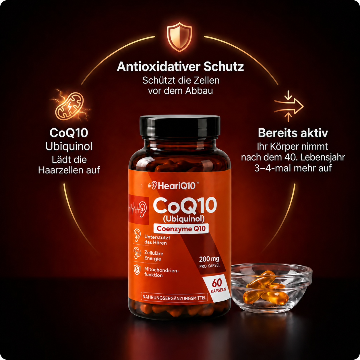 HeariQ10™ CoQ10-Formel