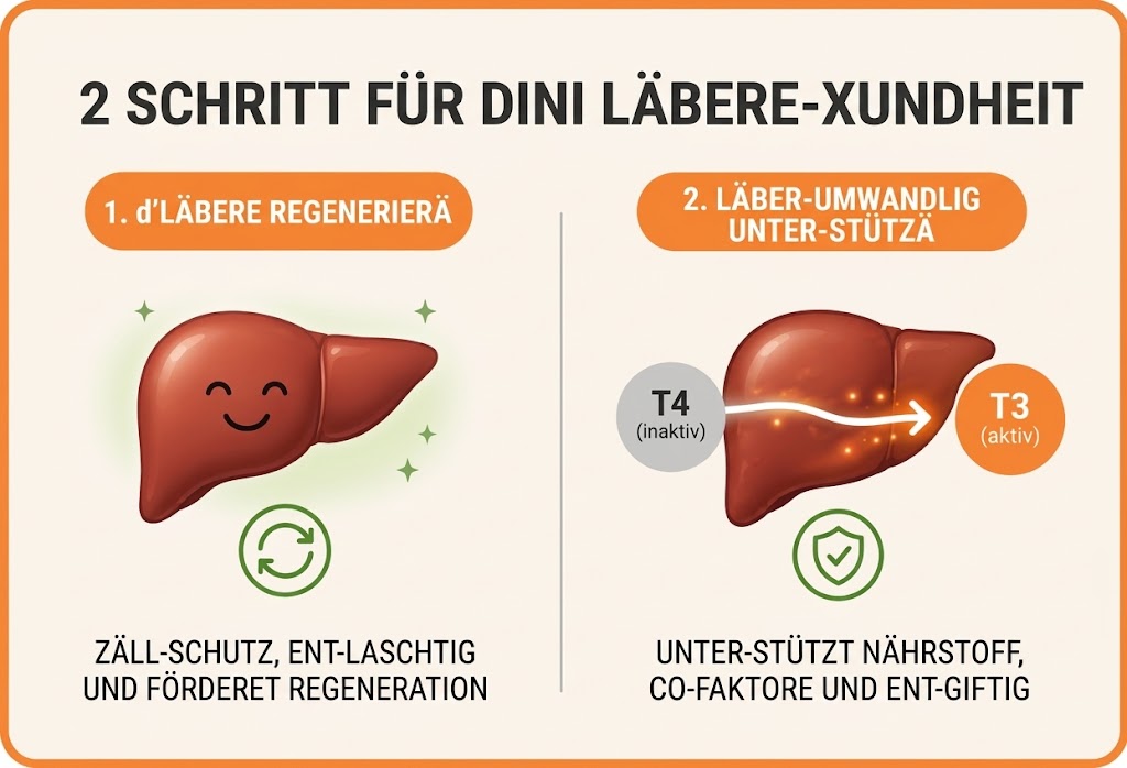 Zwei Schritte für die Lebergesundheit