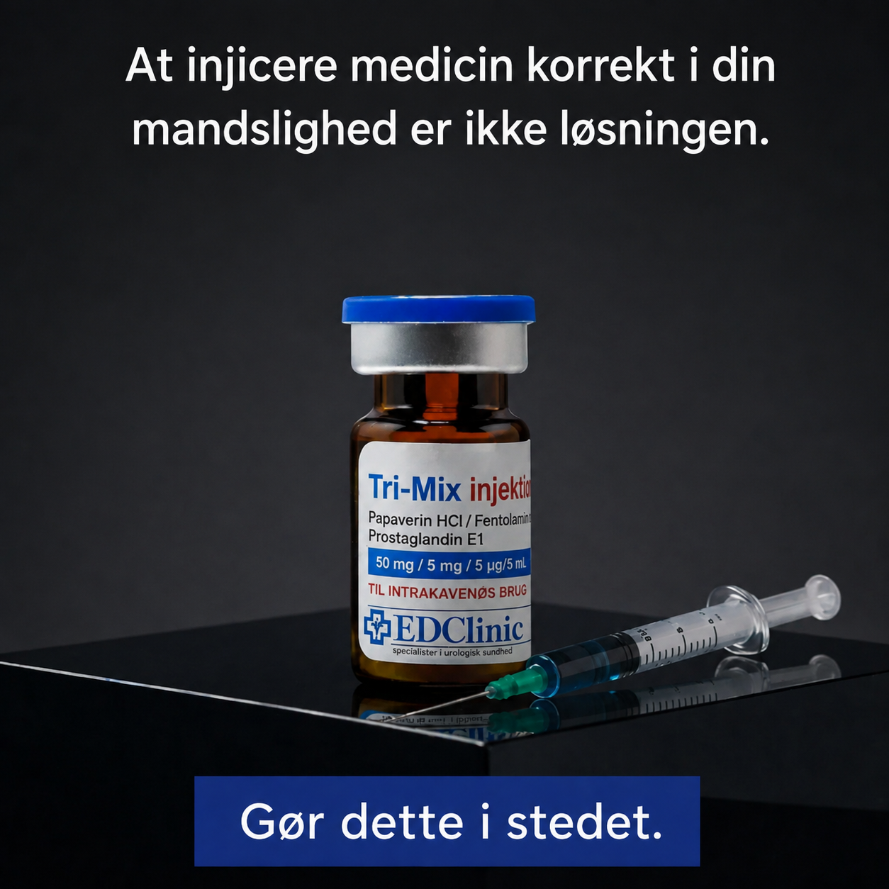 Injektioner er ikke løsningen