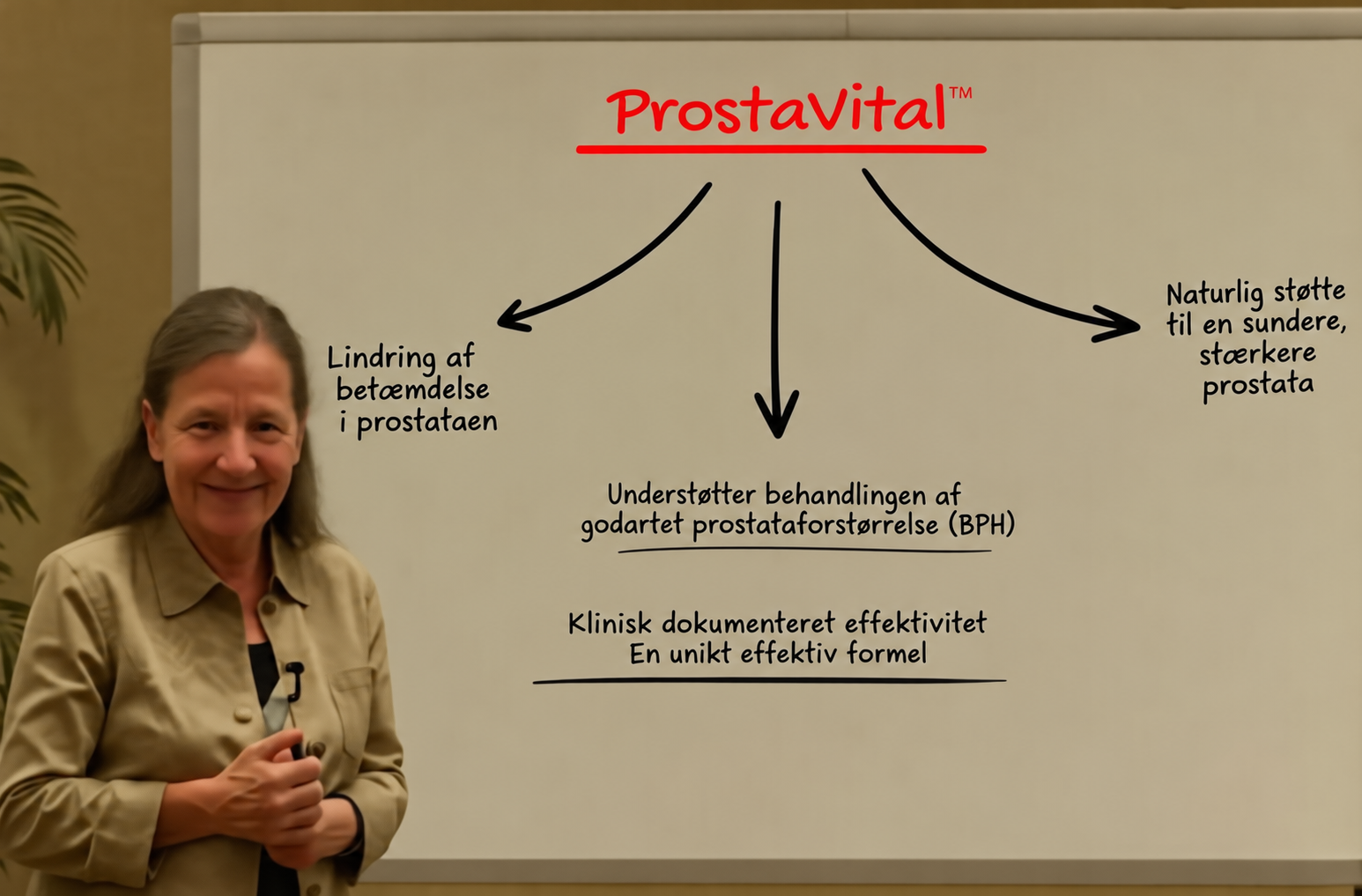 Dr. Lene Madsen forklarer ProstaVital™-formlen
