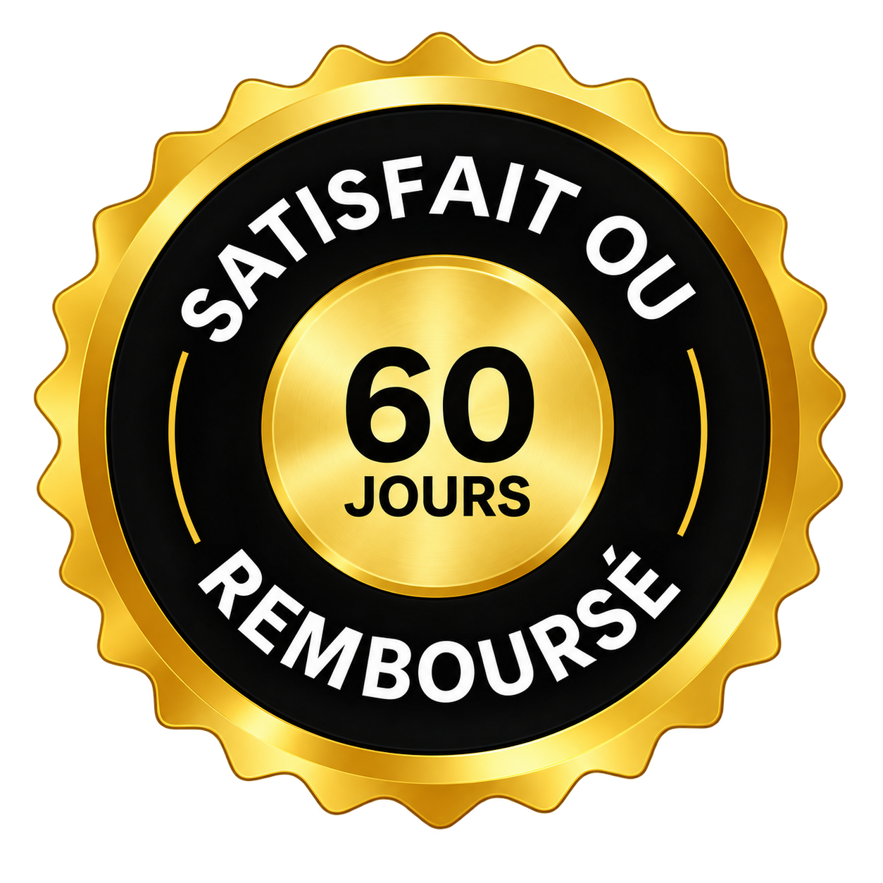 Garantie de remboursement de 60 jours
