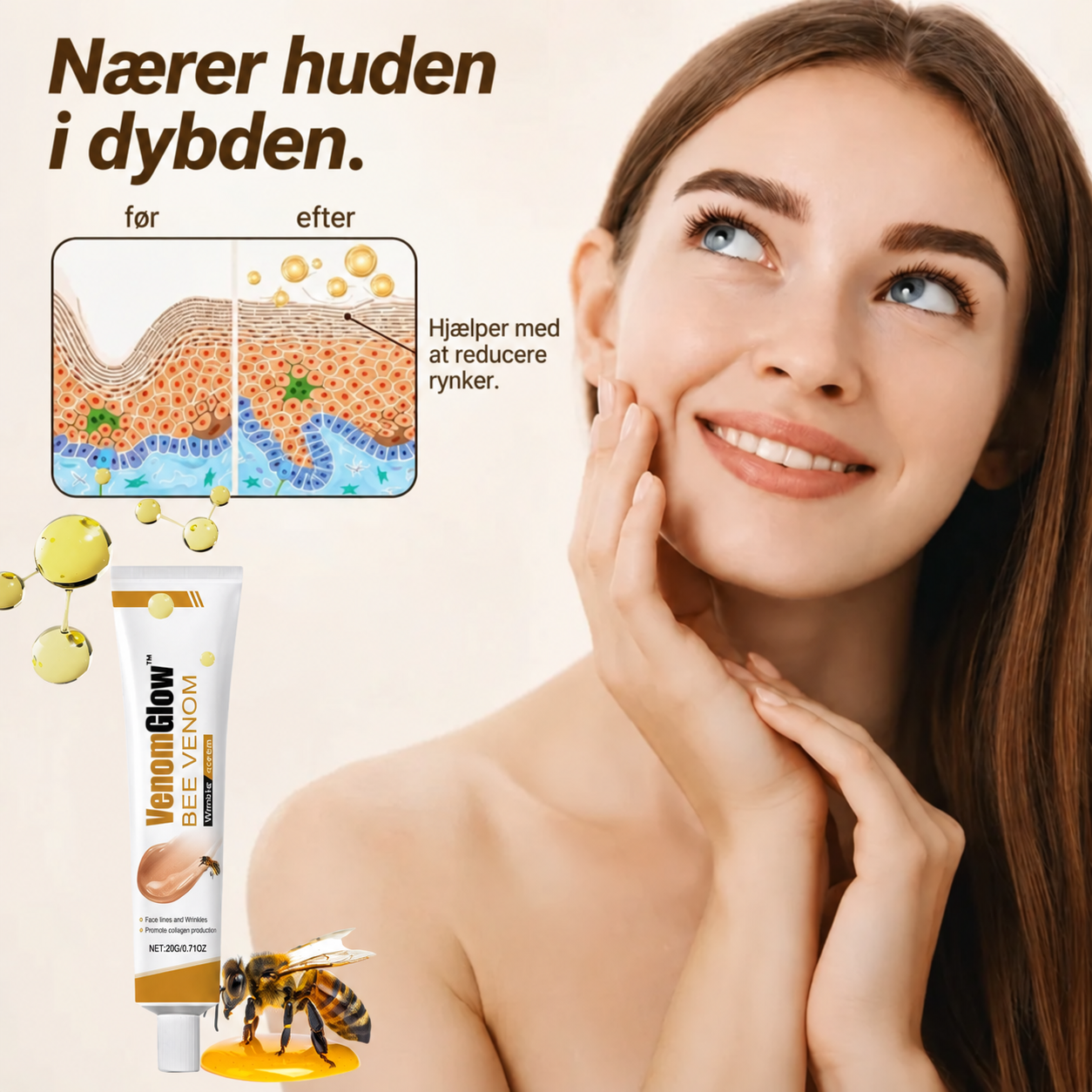 Nærer huden dybt
