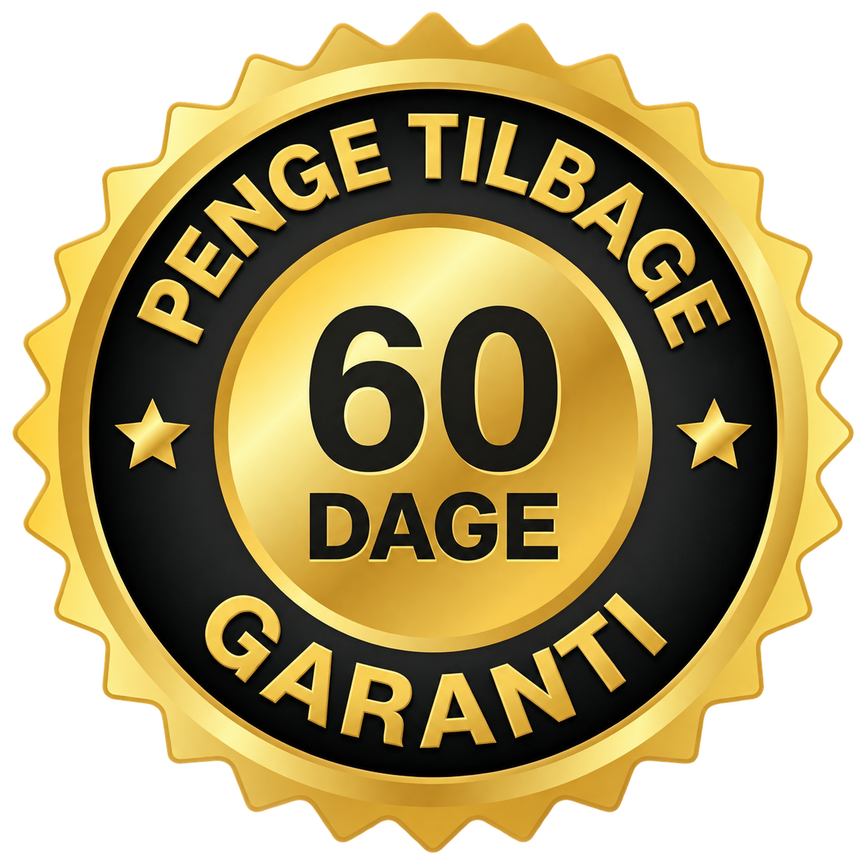 60 dages pengene-tilbage-garanti