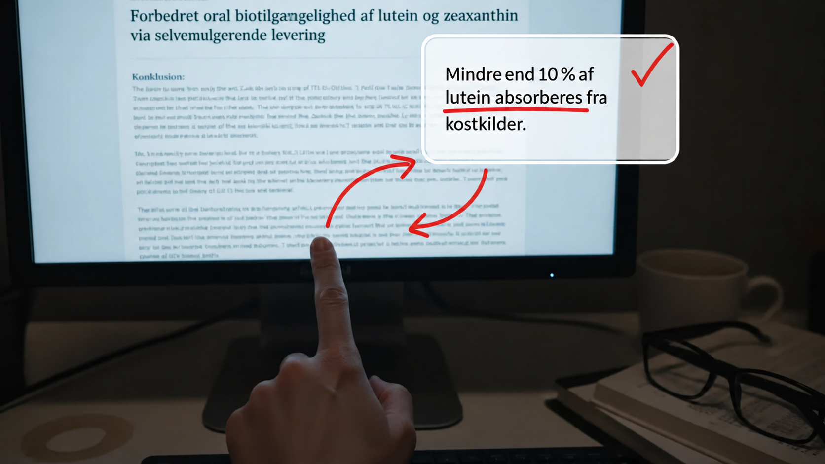 Forskning i optagelsen af lutein
