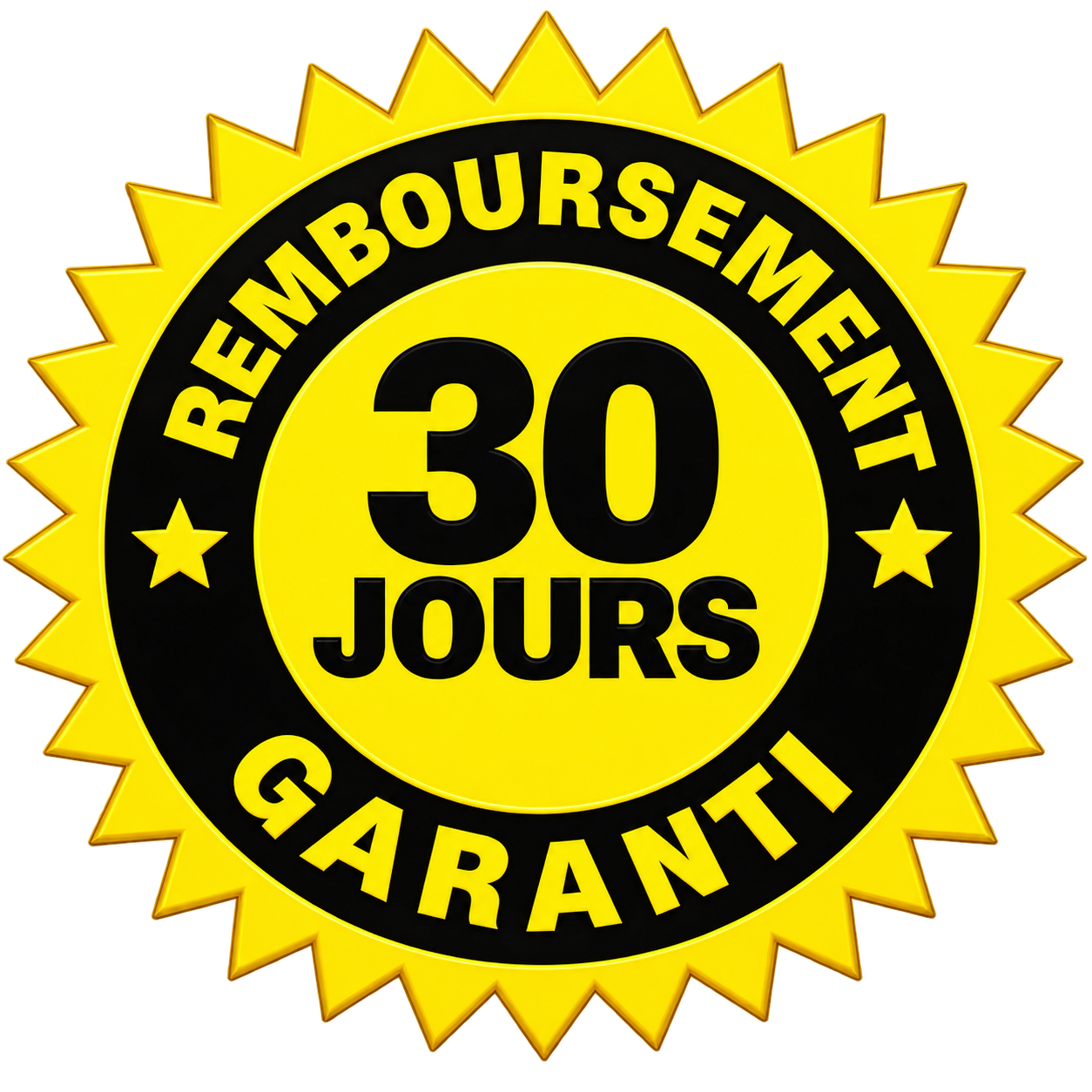 Garantie satisfait ou remboursé de 30 jours
