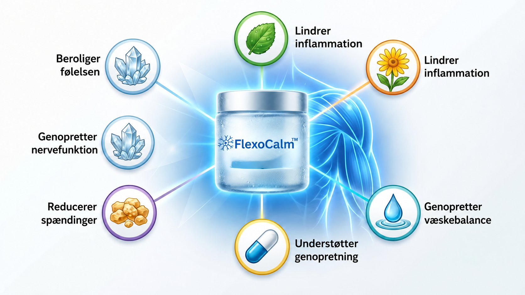 FlexoCalms ingredienser og funktioner