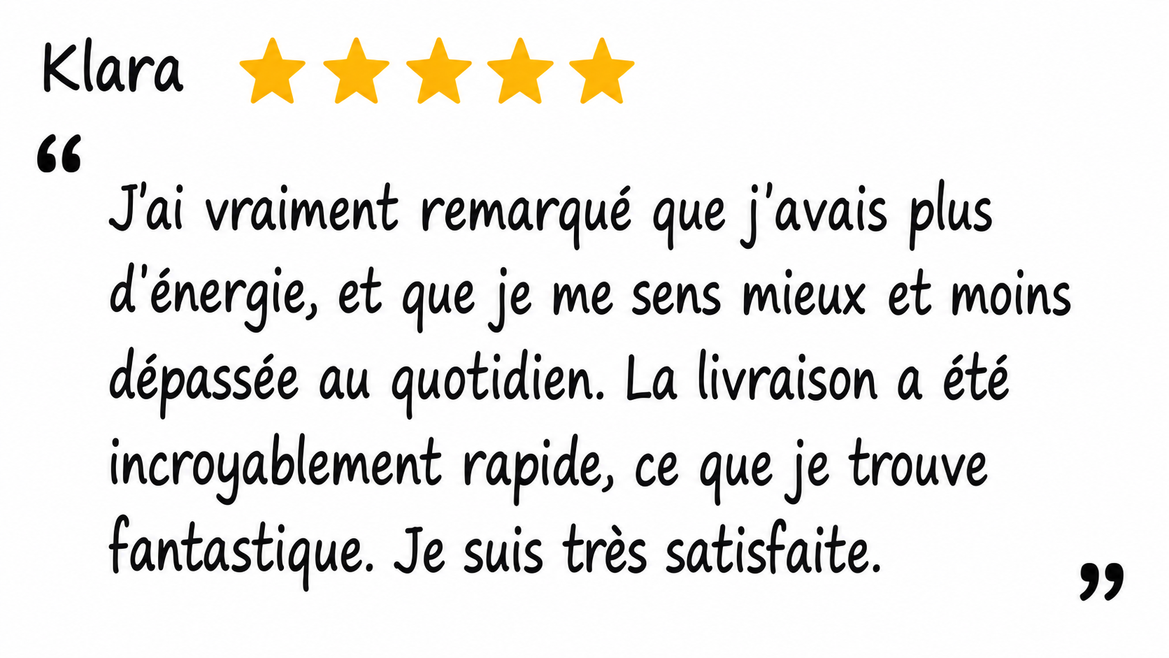 Avis vérifié de Clara M.