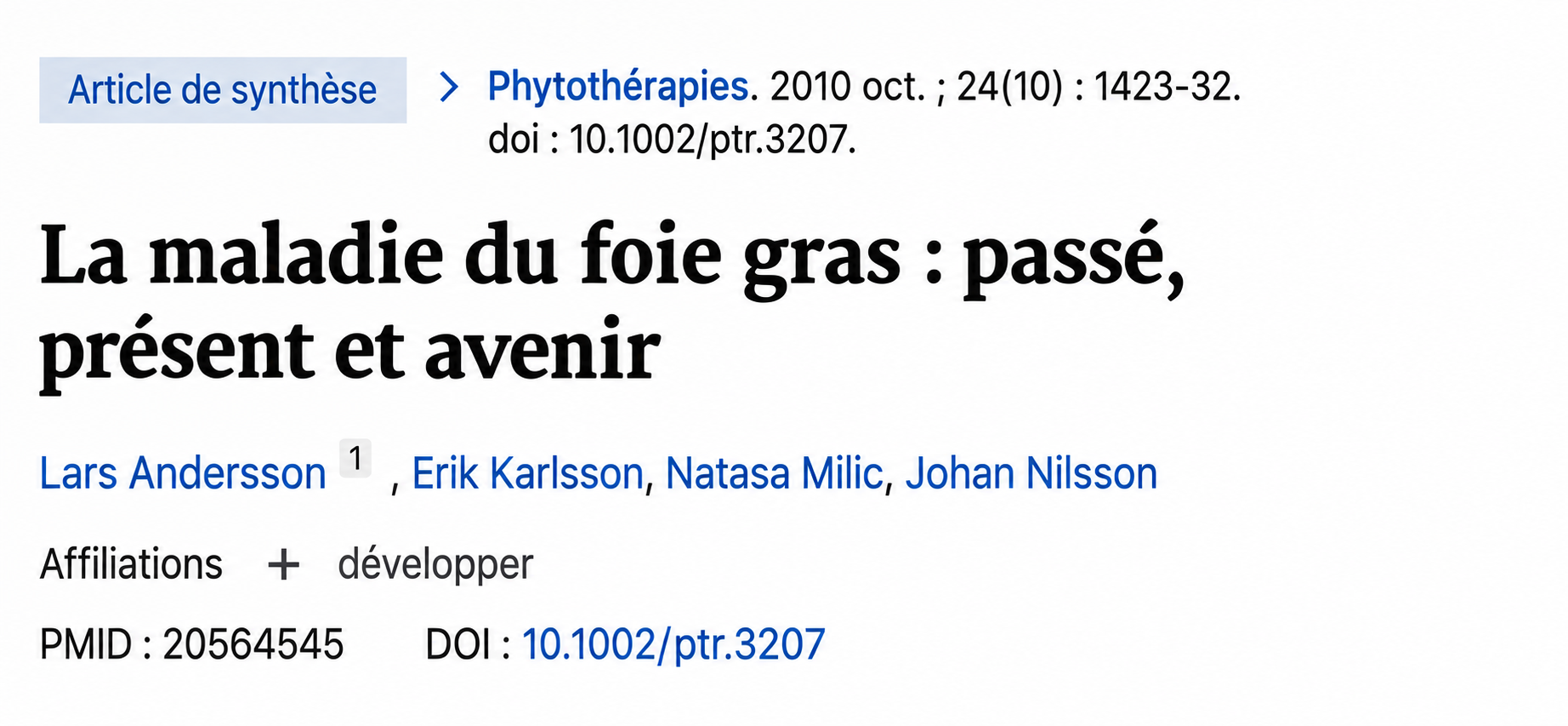 Étude scientifique sur le chardon-Marie