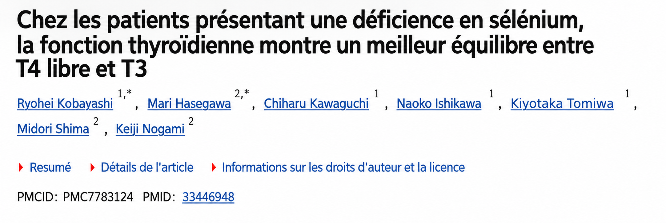 Étude sur l’extrait de feuilles d’artichaut