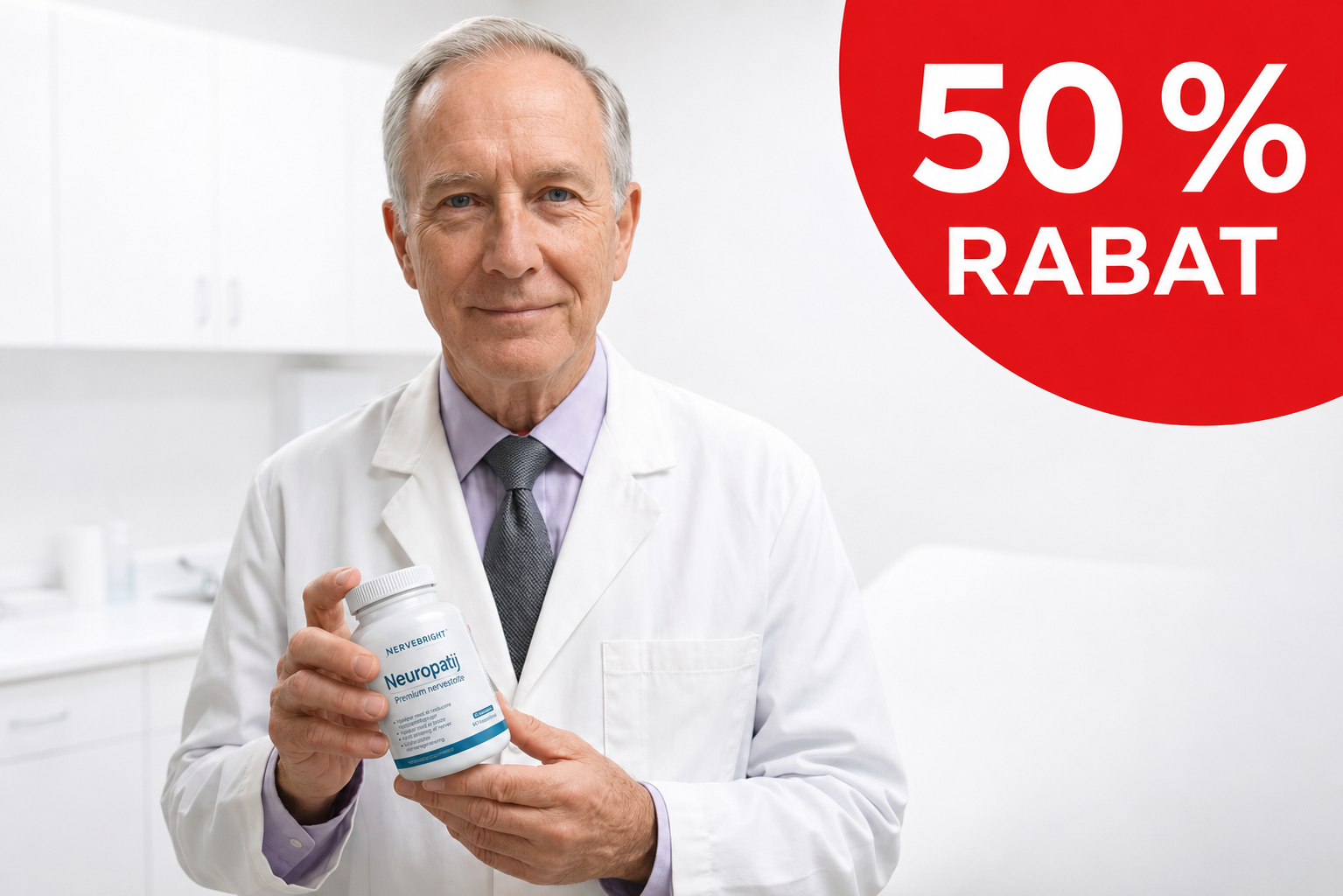 Dr. Henrik Madsens personlige garanti og 50 procent rabat