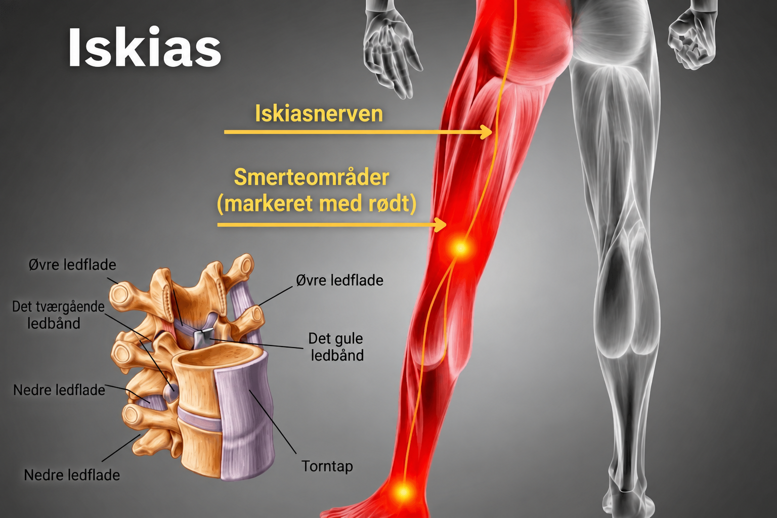 Iskias og smertezoner