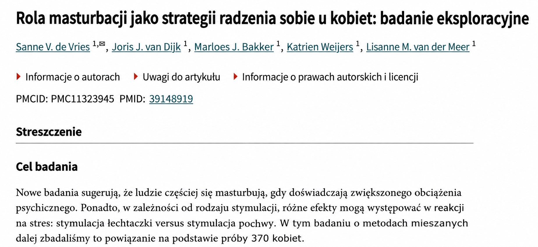 Badanie dotyczące podwójnej stymulacji