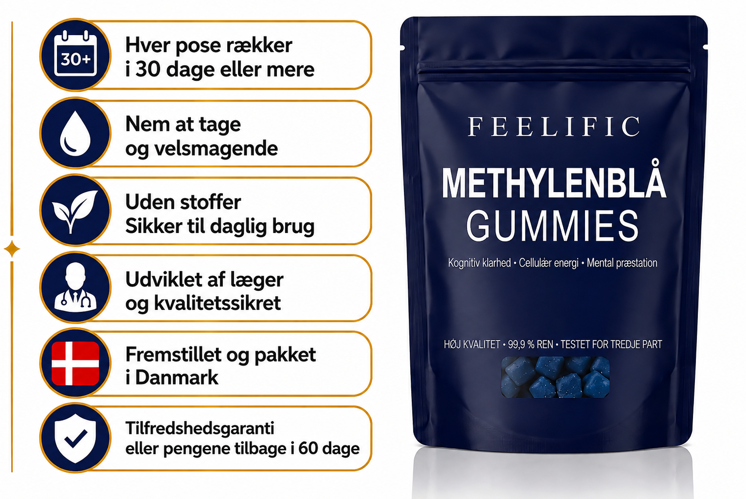 Feelific™ produktfordele og garanti
