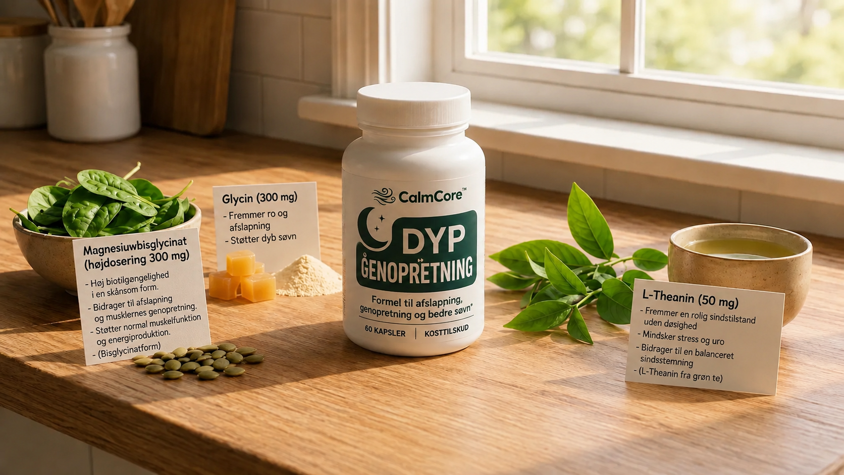 CalmCore™ med ingredienser