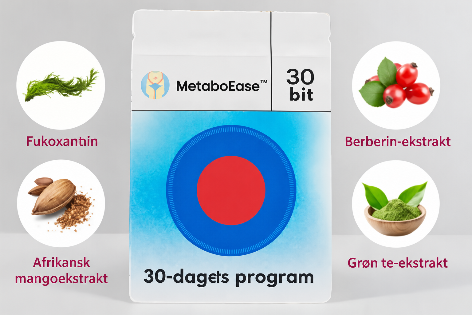 MetaboEase™ 30-dages program og ingredienser