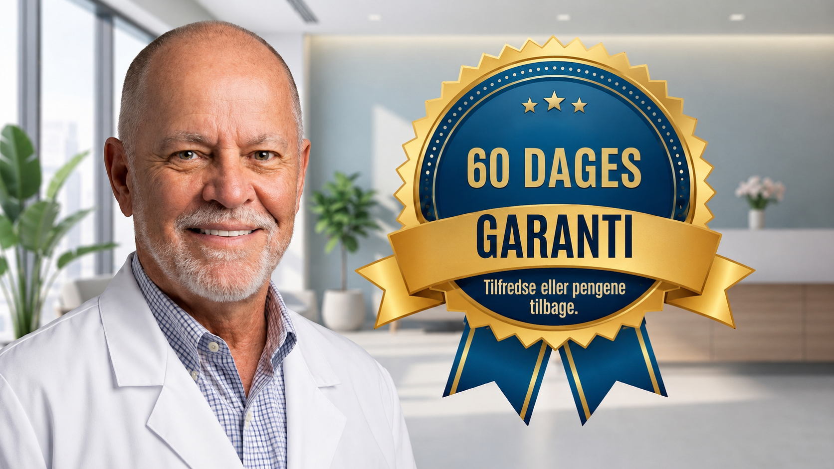 Dr. Mikkel Larsen og 60 dages garanti