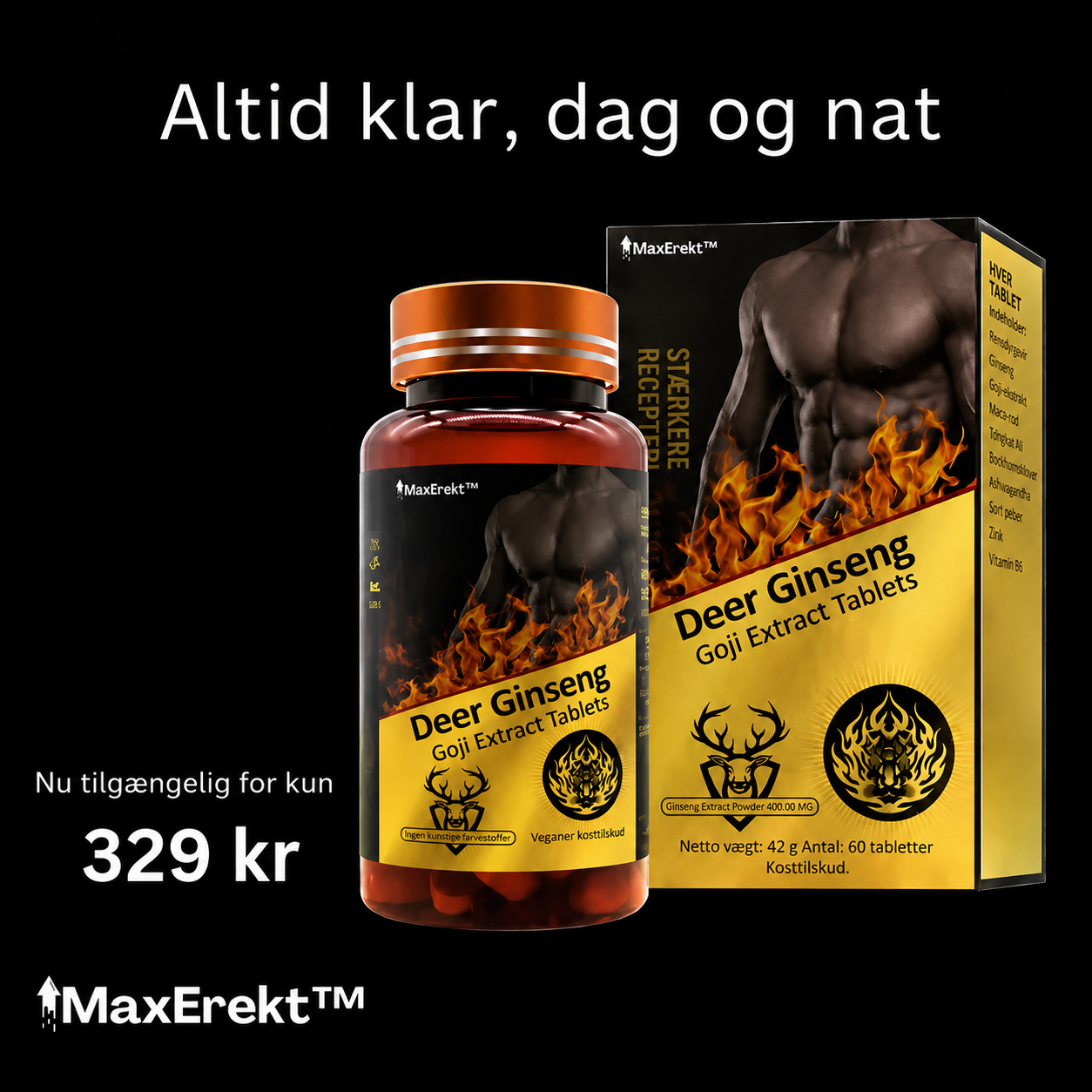 MaxErect™ – altid klar