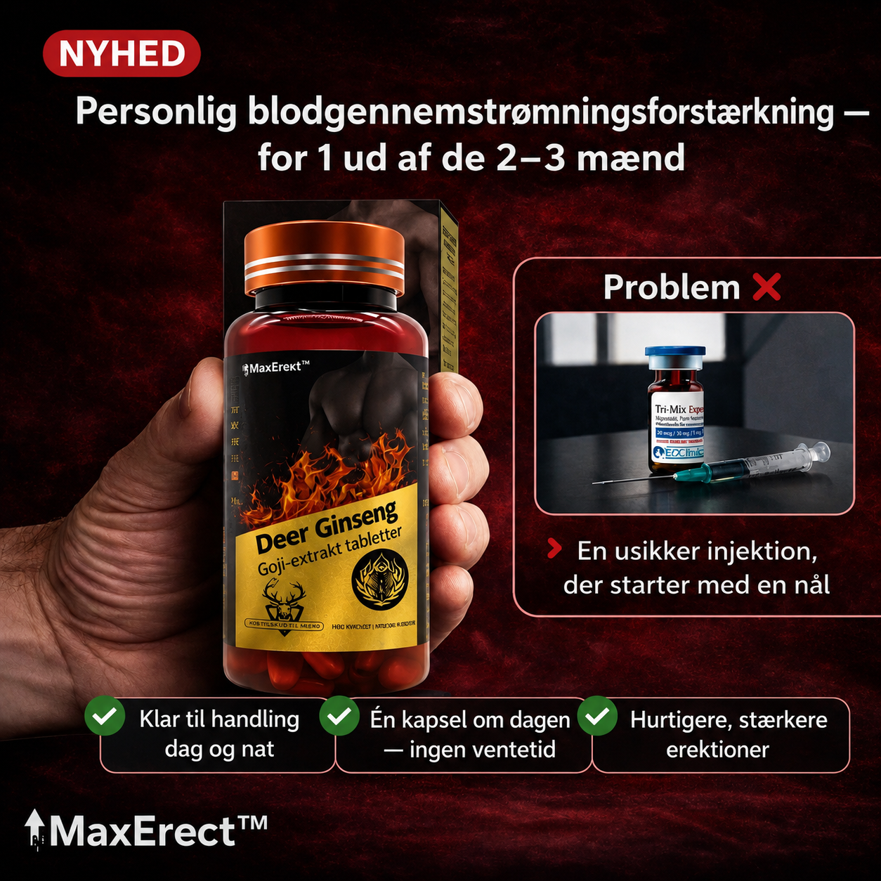 Personlig forbedring af blodgennemstrømningen
