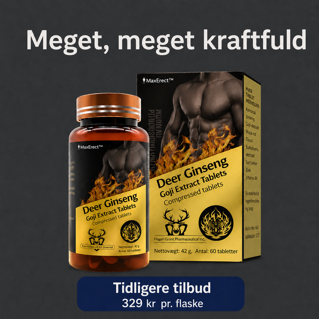 MaxErect™ – meget kraftig